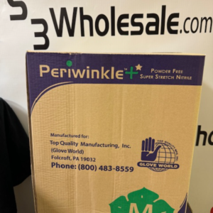 Periwinkle Nitrile Gloves-Medium